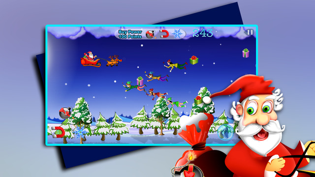 【免費遊戲App】Flying Santa Claus 3 : The Naughty Winter Elves Mission to Stop Christmas - Free-APP點子