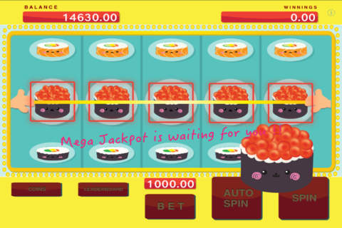 An Asian Yummy Sushi Machine - Slot Free screenshot 2