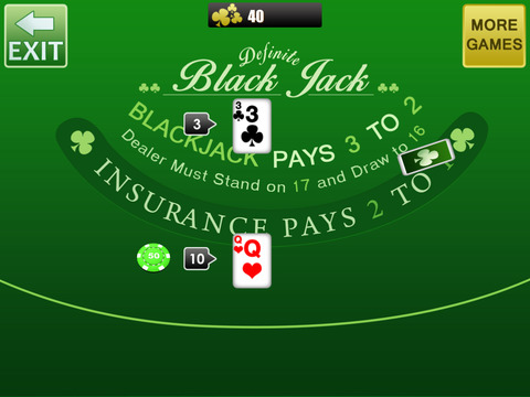 【免費遊戲App】Definite BlackJack-APP點子