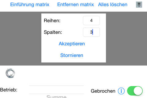 Matrix math calculator Pro screenshot 4