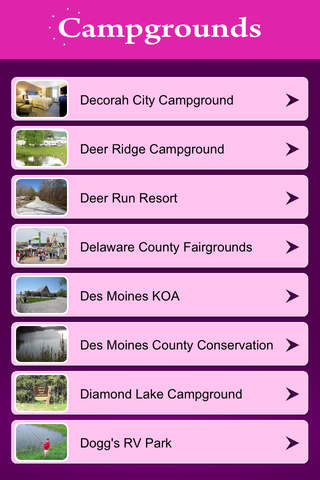 Lowa Campgrounds Guide screenshot 2