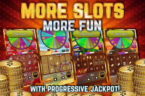 VIP Spin Mega Casino - Top Quality Casino Games with Slot Machines, Blackjack, Roulette, Bingo and Jacks or Better screenshot 2