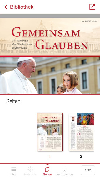 【免費生活App】Gemeinsam Glauben - Mit dem Papst-APP點子