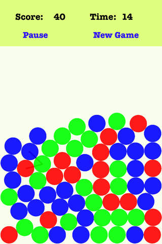 Gravity Dots - Connect the dots according to the order of the red green blue screenshot 2