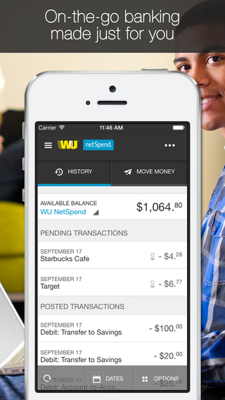 Western Union NetSpend Prepaid Mobile Banking