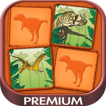Dinosaurs Premium – pairs game: funny memory exercises for children 娛樂 App LOGO-APP開箱王
