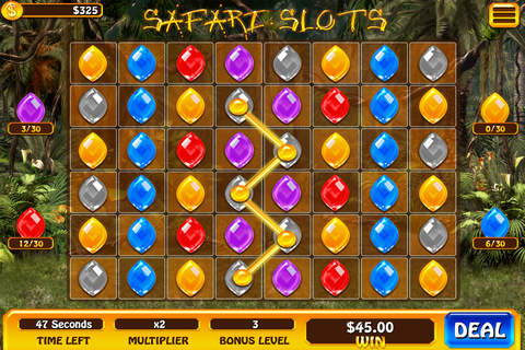 Safari Cats Slot Machine screenshot 2