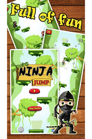 Baby Ninja Jump Free screenshot 3