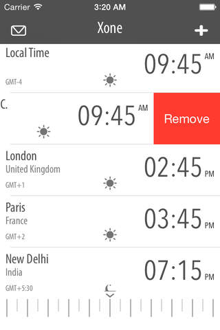 Xone - World clock, Timezone converter, City Timezones screenshot 2