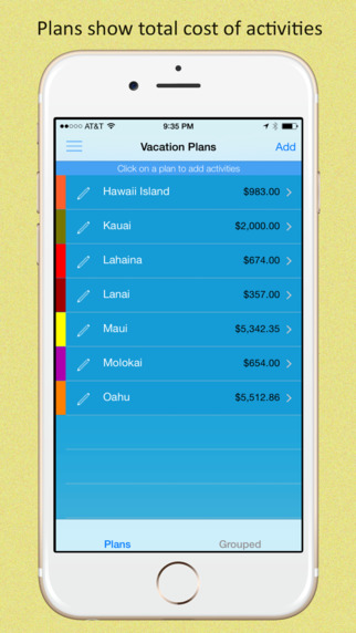 OnVacation : Vacation Itinerary Manager