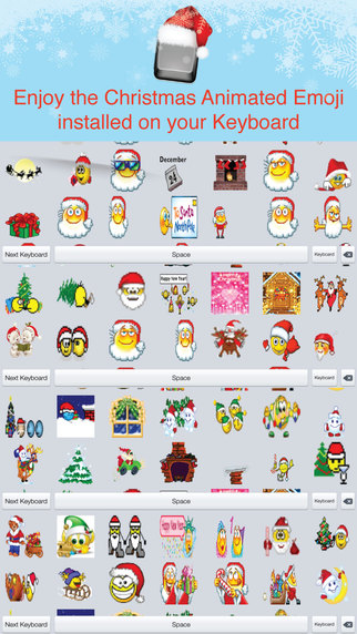 Christmas Keyboard for iOS 8
