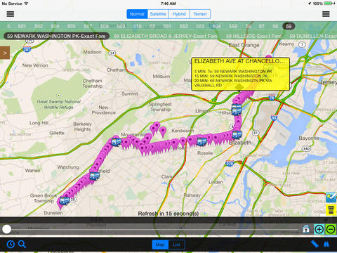 【免費交通運輸App】NJ Transit Instant Bus Pro  - Public Transportation Directions and Trip Planner-APP點子