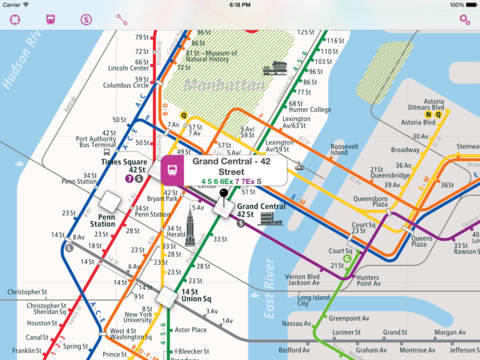 【免費旅遊App】New York Rail Map Lite-APP點子