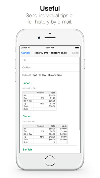 【免費財經App】Tips HD Pro Free - Easy Tip Calculator-APP點子