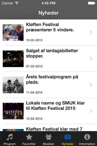 Kløften Festival screenshot 2