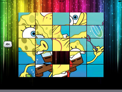 Slides Puzzles for Spongebob screenshot 2