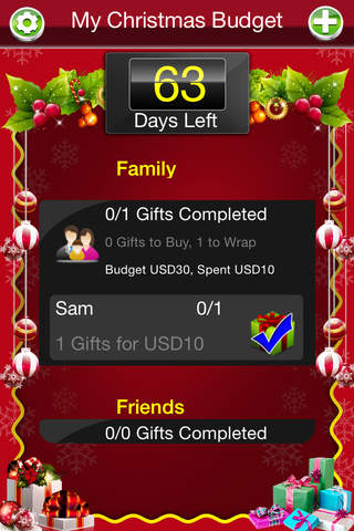 My Christmas List - Xmas Budget screenshot 3