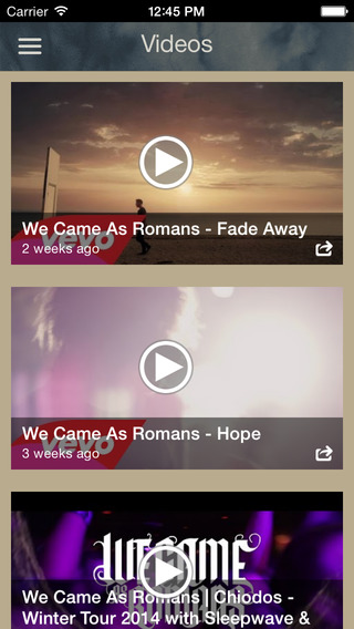 【免費音樂App】We Came As Romans-APP點子