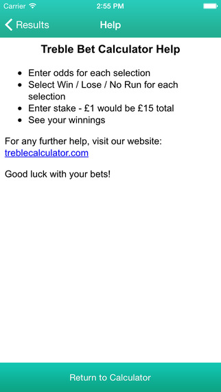 【免費運動App】Treble Bet Calculator-APP點子