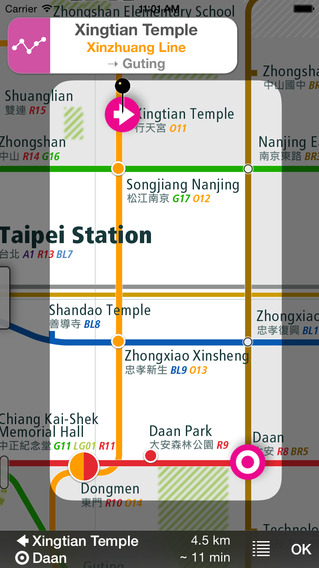 【免費旅遊App】Taipei Rail Map Lite-APP點子