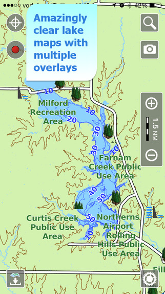 免費下載交通運輸APP|Aqua Map Kansas - Lakes GPS Offline Nautical Charts app開箱文|APP開箱王