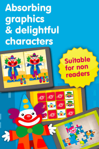 Planet Clowns - games for kids and toddlers to discover the world of circus (Premium) screenshot 4