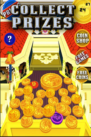A King Olympus Coin Dozer PRO - Zeus Arcade Game screenshot 4