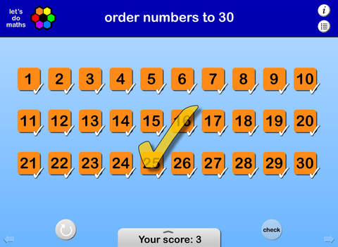 Ordering Numbers to 50 screenshot 4