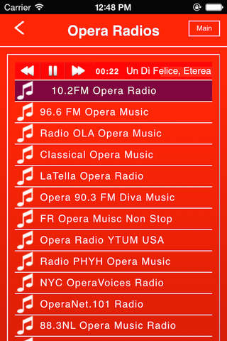 Historical Opera - and opera music radios screenshot 3