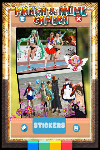 CamCCM –  Popular Manga & Anime Sticker Camera on Photo Dress Up Cosplay Online screenshot 2