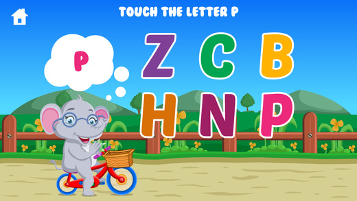 【免費遊戲App】Elephant Preschool Playtime Free - Learn Alphabet Numbers Shapes Trucks and Things That Go for Toddlers and Kids-APP點子