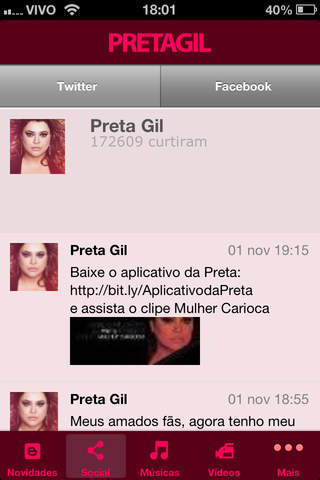 Preta Gil screenshot 3