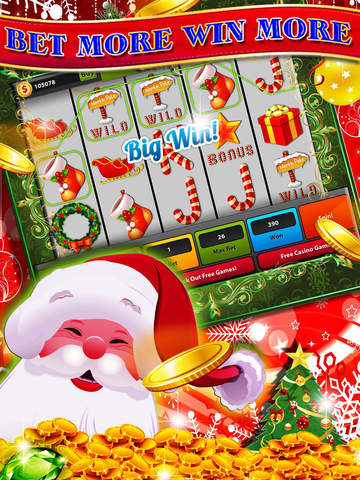 【免費遊戲App】Christmas Party Slots : Play and enjoy, you dreams do come true with Santa Claus-APP點子