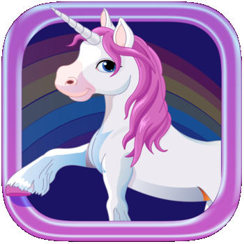 Pretty Little Unicorn Rush: Rainbow Pony Games for Girls LOGO-APP點子