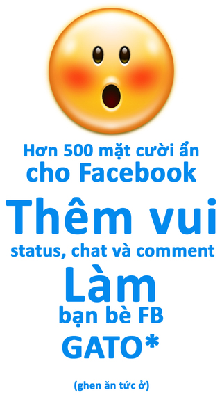 Mặt cười FB - Mặt cười ẩn cho Facebook lưới mặt cười dành cho chat Facebook và Messenger
