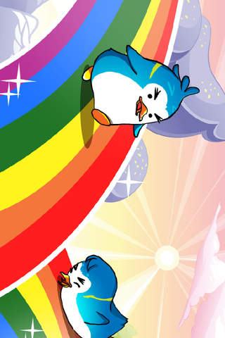 Amazing Penguin Rainbow Jump Free screenshot 3