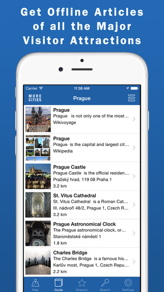 Prague Travel Guide Offline Map