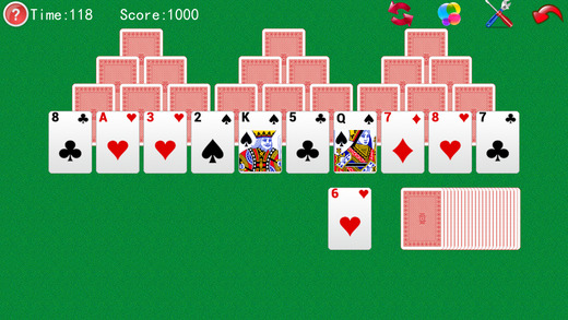 TriPeaks Solitaire - a cool solitaire game