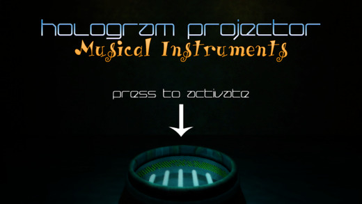 Hologram Projector: Musical Instruments