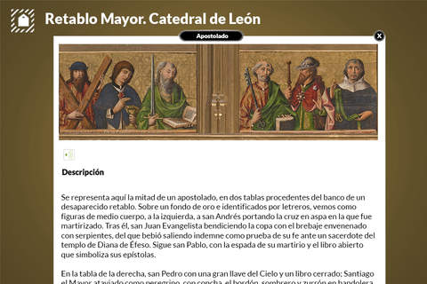 Retablo Mayor Catedral de León screenshot 3
