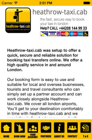 Heathrow Taxi Cab screenshot 2