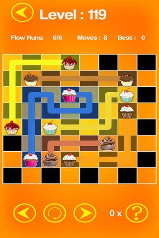 Cupcake Flow Free : Match The Cupcakes screenshot 4
