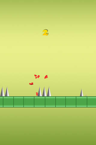 Red Bouncing Ball Pool Popper - Avoid The Spikes In This Easy Physics World screenshot 3