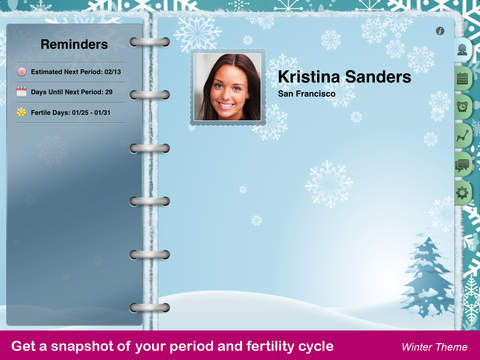 【免費健康App】Pink Pad Period & Fertility Tracker for iPad-APP點子