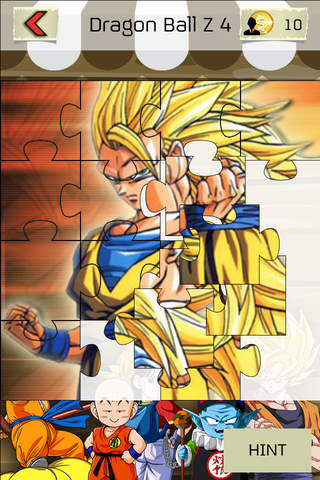 Jigsaw Manga & Anime Hd - “ Super Japanese Puzzle Collection For Dragon Ball Z Legend “ screenshot 2