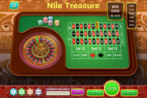 Blue Nile Treasure Roulette - PRO - Ancient Egypt Royal Vegas Casino Game screenshot 2
