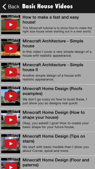 【免費書籍App】House Guide for Minecraft-APP點子