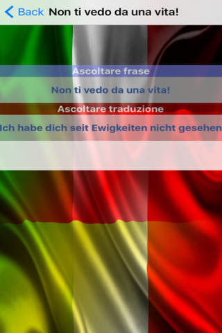 Italia Germania Frasi - Italiano Tedesco Voce Frase Audio screenshot 3