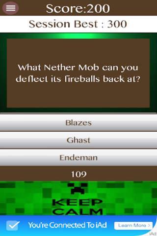 Quiz Jam - Minecraft P.C Edition screenshot 3