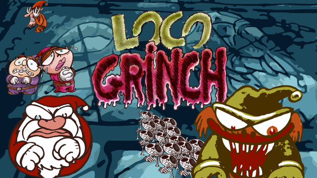 Loco Grinch vs Santa Claus